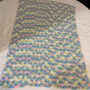 Handmade Multicolor‎ Crochet Baby Blanket